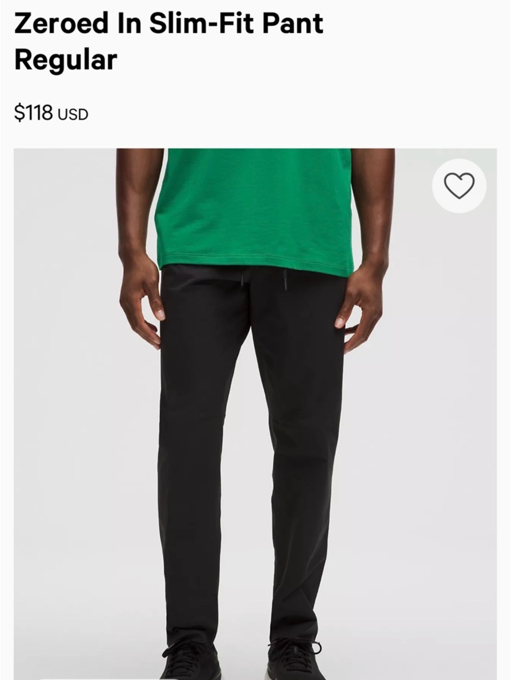 Lululemon Zeroed In Pants